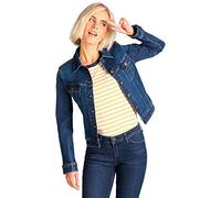 Lee Slim Rider, Denim Jackets Donna, Blu (Dark Hunter Hw), S