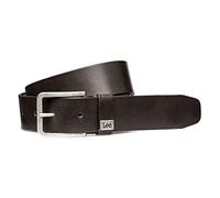 Lee Jeans Cintura Uomo Small Logo Belt Marrone (Dark Brown 24) 105 cm