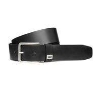 Lee Jeans Cintura Small Logo Belt Pelle Nera 90 cm Uomo