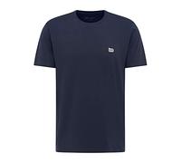 Lee Ss Patch Logo Tee, T-shirt Uomo, Blu (Navy), S