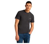 Lee Ss Patch Logo Tee, T-shirt Uomo, Nero (Washed Black), XXL