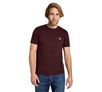 Lee SS Patch Logo Tee T-Shirt, Velvet Beet, S Uomo