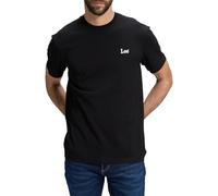 Lee SS Small Logo Tee Maglietta, Nero, M Uomini