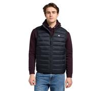 Lee STAND COLLAR POFFER VEST, Nero, M
