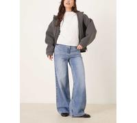 Lee Stella A Line Wide Leg Fit Jeans Blu 32 / 31 Donna