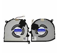 Lee_store Ventola di Ricambio per Dell XPS 15 9560 CPU+GPU Ventola di Raffreddamento 2 Ventole Sinistr Destra DP/N 0VJ2HC 0TK9J1