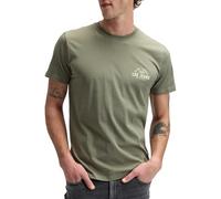 Lee T-Shirt da Uomo con Logo Piccolo, Verde mercantile, S