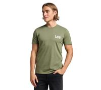 LEE T-Shirt Wobbly logo Uomo Ragazzo Mezza Manica Corta Maglia Giro Collo
