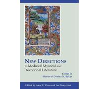 Lee Templeton New Directions in Medieval Mystical and Devotio (Copertina rigida)