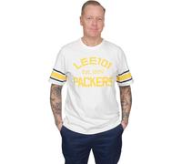 Lee, ,Tops ,Uomo ,Bianco ,S T-shirt Grafica Stile Vintage con Dettagli Varsity