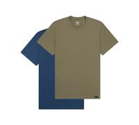 Lee Twin Pack Crew T-Shirt, Orion Bl Mercantile Gr, L Uomo