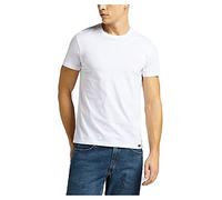T-shirt Lee Basic manica corta bianco (2 unità) - XXL