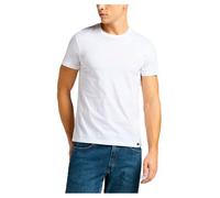 Lee Twin Pack Crew, T-shirt Uomo, Bianco, XXL