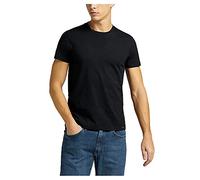 Lee Twin Pack Crew, T-shirt Uomo, Nero, 4XL