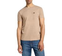 Lee Ultimate Pocket Tee T-Shirt, Sabbia, L Uomo