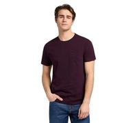 Lee Ultimate Pocket Tee T-Shirt, Vino Profondo, L Uomo