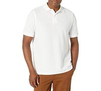 Lee Uniforms Misura Standard S/S-Polo in piqué, Unisex Bianco S
