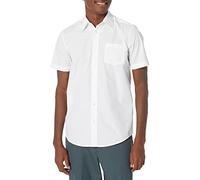 Lee Uniforms S/S-Maglia con Chiusura a Bottone Bianco L