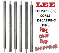 Lee Universale Depriming E per Decapaggio Die Pin Sei Confezione (6 EA 90783 New