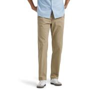 Lee Flat Front Straight XM Pantaloni, Beige (ORIGINLKHAKI), 32W / 34L Uomo