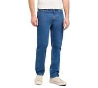 Lee Uomo Jeans West, Regular Straight Fit, Straight Leg, Free Hand, 34W / 32L