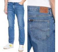 Lee Uomo Jeans West, Regular Straight Fit, Straight Leg, INTO THE BLUE WORN, 32W / 32L