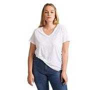 Lee V Neck Tee T-Shirt, Bianco (Bright White Lj), M Donna