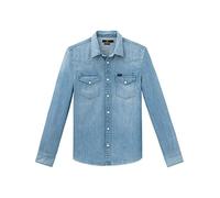 Lee Western Shirt, Camicia, Uomo, Blu (Frost Blue Mj), M