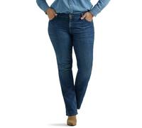 Lee Women's Plus Size Regular Fit Bootcut Jean, Compass, 26W Petite