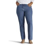 Lee Women's Plus-Size Relaxed Fit all Cotton Straight Leg Jean, Aero, 20W Medium