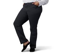 Lee Women's Plus-Size Relaxed-Fit all Day Pant, Charcoal Heather, 18W Long