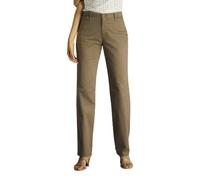 Lee Women's Relaxed Fit all Day Straight Leg Pant, Deep Breen, 6 Short