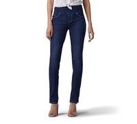 Lee Women's Sculpting Fit Slim Leg Pull On Jean, Infinity, 14 Short