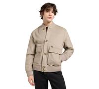 Lee Wool Bomber Jacket Giacca, Caldo Grigio mélange, S Uomo