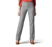 Lee Wrinkle Free Relaxed Fit Straight Leg Pant Pantaloni, Erica di Cenere, 36 Donna