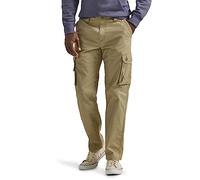 Lee Wyoming Relaxed Fit Cargo Pant Pantaloni, KC Khaki Ripstop, 34W / 30L Uomo