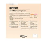 LEE Zircon Cool LED Lighting Gel Filter Pack 300 mm x 300 mm - Contiene 9 fogli, 1 foglio per colore per un totale di 9 fogli