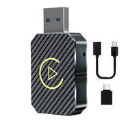 LEEAA cablata su wireless CarPlay & Auto Adattatore wireless Plug and USB Plug and Gioca mini adattatore mini adattatore 5.0 Wifi Ota Upgrade online per auto