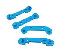 Leeadwaey 4x Braccio Oscillante Rinforzato RC Ricambi Auto per 1:12 Wltoys 124018 124019 Blu