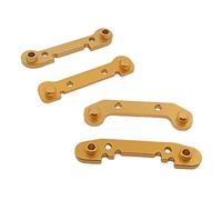 Leeadwaey 4x Braccio Oscillante Rinforzato RC Ricambi Auto per 1:12 Wltoys 124018 124019 Oro