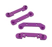 Leeadwaey 4x Braccio Oscillante Rinforzato RC Ricambi Auto per 1:12 Wltoys 124018 124019 Viola