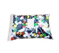 Leeadwaey 50pcs Automotive Rivetto In Plastica Auto Parafango Paraurti Interno Trim Push Pin Clip Kit Accessori Auto, Colore Casuale