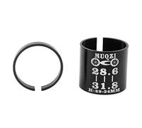 Leeadwaey Adattatore per tubo sterzo forcella 28,6 mm a 31,8 mm