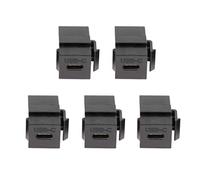 Leeadwaey Connettore USB C Tipo C Keystone Jack per pannello di uscita piastra a muro nero