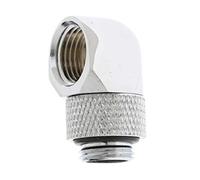 Leeadwaey G1/4 '' 360 Rotary Multi-Link Adattatore Raccordo per Sistema di Raffreddamento Ad Acqua Argento