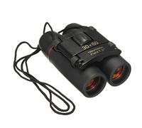 Leeadwaey Telescopio Plastica 30x60 Ottica Binoculare Spotting Scopes Visione Chiara Telescopi Accessori Da Campeggio Messa a fuoco Binocolo Pellicola rossa, nero, pellicola rossa