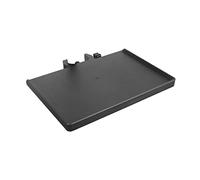 Leeadwaey Vassoio per schede audio accessorio mensola in plastica supporto microfono per snack chitarra S, nero, S