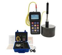 Leeb Portable durezza Meter Metals, Instrument Durometer with Sensor 170 to 960 HLD Metals Durometer Tester HL, HB, HRB, HRC, HRA, HV, HS with Device Test Block