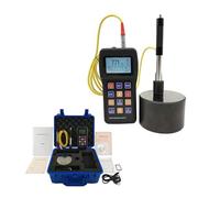 Leeb - Tester portatile di durezza 170-960 HLD, multimetro multi-scala per metallo (HRC/HB/HV/HS/HRA/HRB) | Misurazione a 360° con sensore di tipo D e blocco di prova