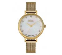 Leecooper Orologio LC06530.120 Fine da Polso Donna Con Milanaise-Band Color Oro